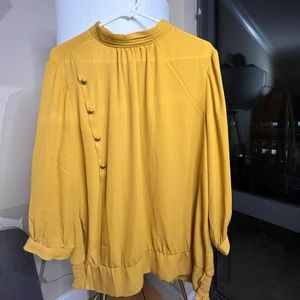 Mustard New York and Company Blouse - medium
